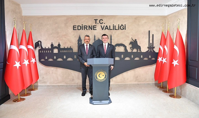 Kıran, Edirne Valisi Sezer’i ziyaret etti