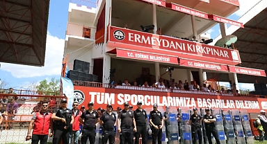 Kırkpınar'da polisin yoğun mesaisi sürüyor