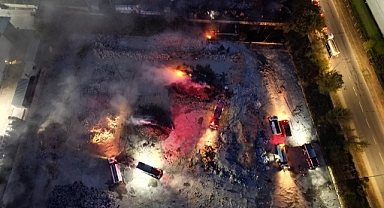 Fabrikada çıkan yangın korkuttu