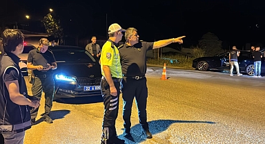 Karaburun asayiş uygulamasına katıldı