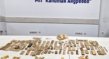 40 YILIN REKORU, 125 KİLO ALTIN YAKALANDI
