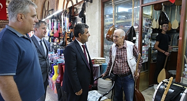 Altun, Alipaşa Çarşısı esnafını ziyaret etti
