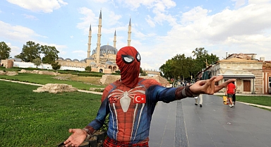 “Örümcek Adam” Edirne’de