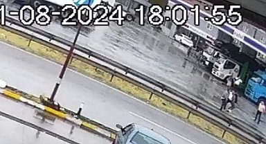 Sınır kapısında tır şoförleri arasında kavga
