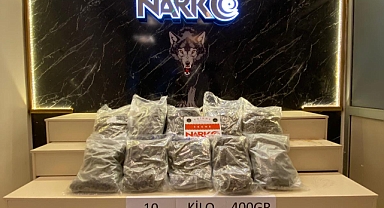 10 kilo 400 gram skunk ele geçirildi