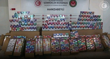 24 milyon değerinde elektronik sigara yakaladı