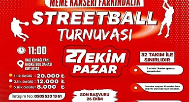 BELEDİYEDEN 29 EKİM’DE STREETBALL TURNUVASI