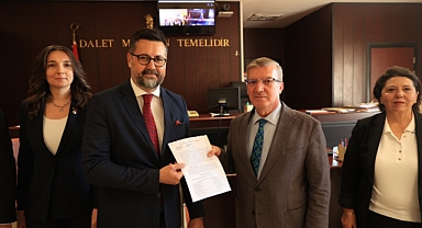 Edirne Baro Başkanı Karakoç mazbatasını aldı