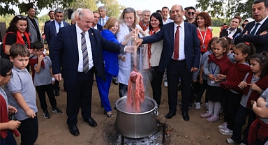 EDİRNE KIRMIZISI HASADI YAPILDI