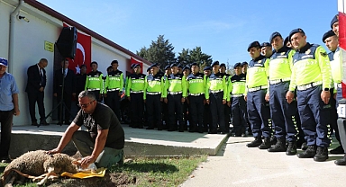 Edirne otoyol Jandarma Komutanlığı dualar ile açıldı