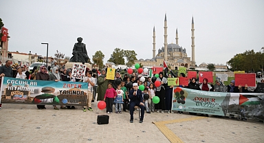 Kadın ve çocuklardan protesto