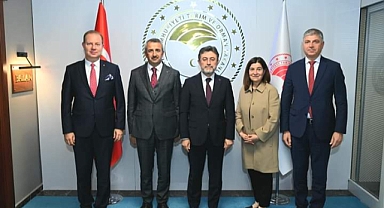 Tarım ve Orman Bakanı Yumaklı'yı ziyaret ettiler