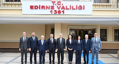 Ticaret Bakanı Ömer Bolat, Edirne Valiliği'ni Ziyaret Etti
