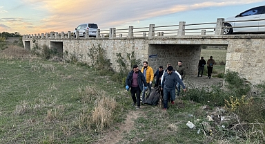 Tunca Nehri kenarında erkek cesedi bulundu