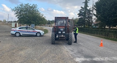 100 araç trafikten men edildi
