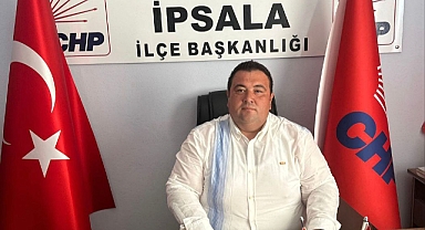 CHP İPSALA İLÇE BAŞKANI İSMAİL GÖKSU OLDU