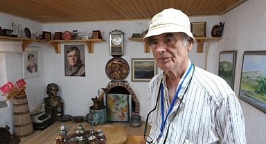 Dede yadigarı evi galeriye dönüştürdü