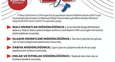 EDİRNE BELEDİYESİ’NDE ELEKTRONİK TEBLİGAT DÖNEMİ BAŞLIYOR