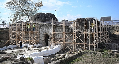 Gazi Mihal Hamamı yenileniyor