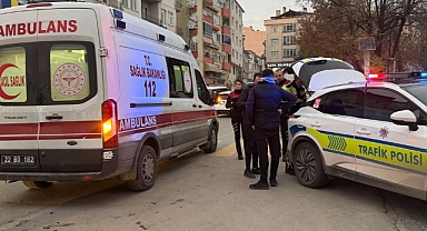 Motosikletteki 2 kişi yaralandı