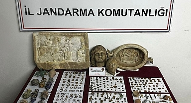Tarihi eser operasyonunda 2 şüpheli gözaltına alındı