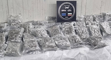 400 Bin dolarlık esrar sınırda yakalandı