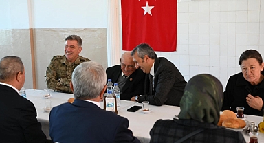 Vali Sezer şehit aileleri ve gazilerle bir araya geldi