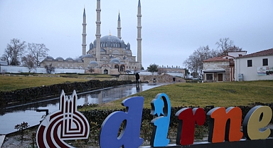 Edirne'de sağanak etkili oldu