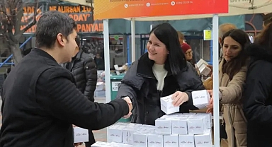 Kandil simitleri başkandan