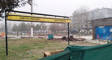 ZÜBEYDE HANIM PARKI YIKILDI