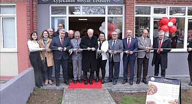 AHESTE AYŞEKADIN SOSYAL TESİSLERİ AÇILDI