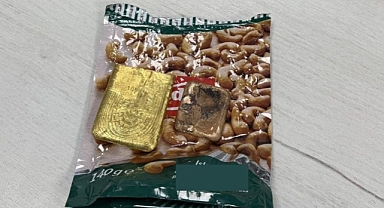 Kaju paketinde altın yakalandı