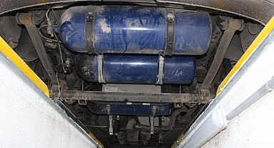 LPG tankına gizlediler