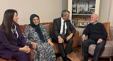 Vali Sezer evliliklerinin 63. yılındaki çifti ziyaret etti