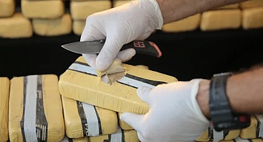 728 kilogram uyuşturucu ele geçirdi
