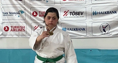 Down sendromlu judocu Türkiye şampiyonu oldu