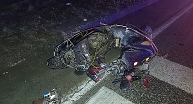 Motosikletin sürücüsü, başka aracın da çarpması sonucu öldü