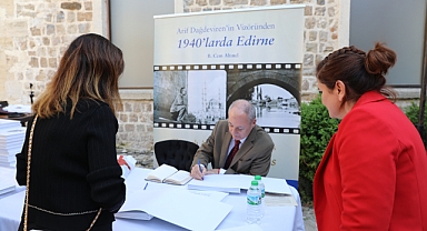“Arif Dağdeviren’in vizöründen 1940’lı yıllarda Edirne” kitabının tanıtımı yapıldı
