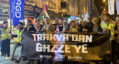 İsrail'in Gazze'ye yönelik saldırıları protesto edildi