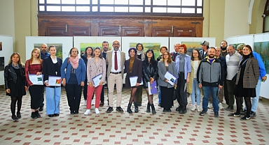 TÜ’de “Güzel tatlar” resim sergisi açıldı