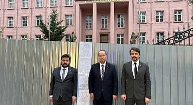 YAZGAN, TUTUKLU LİSTESİNİ ADALET BAKANLIĞINA ASTI