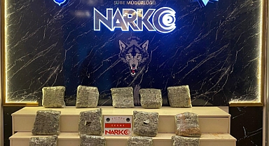 13 KİLO 621 GRAM SKUNK YAKALANDI