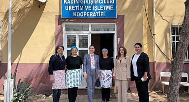 Canan Sezer, kadın kooperatiflerini ziyaret etti