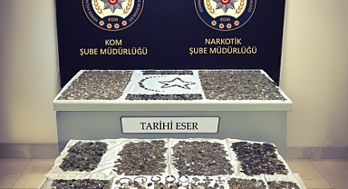 Kapıkule'de tırda 12 bin 770 tarihi eser ele geçirildi