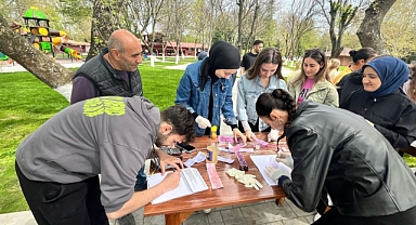 Meriç Nehri kenarında açık laboratuvar etkinliği