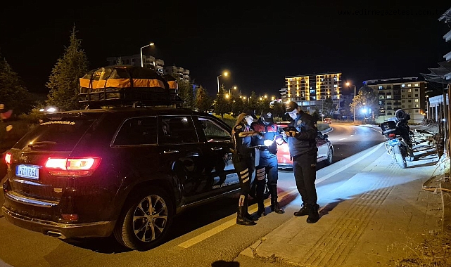 Polis ekipleri asayiş ve trafik denetimi yaptı