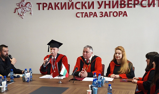 TÜ Rektörü Hatipler’e Fahri Doktora unvanı verildi