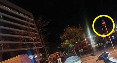 GİRİLMEZ TABELASINI GÖRMEYEN CEZAYI YİYOR!