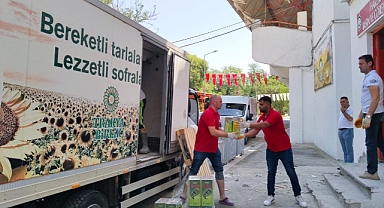 Kırkpınar’a Trakya Birlik’ten 2 Ton Zeytinyağı Desteği