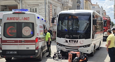 Motokurye yaralandı